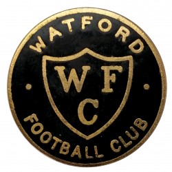 Watford F.C., futbalový smaltovaný odznak, Anglicko