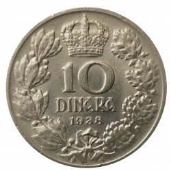 10 dinara 1938, Petar II., Yugoslavia