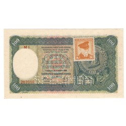 100 Ks 1940, M 1, II. Emisia, kolok, SPECIMEN, Československo, aUNC