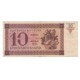 10 Ks 1943, Šť 10, neperforovaná, bankovka, Slovenský štát, F